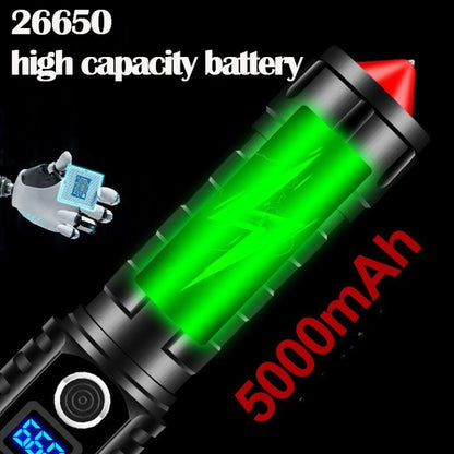 Outdoor Home Charging Tactical Flashlight