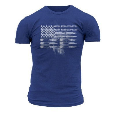 Men's 3D Printed American Flag T-shirt