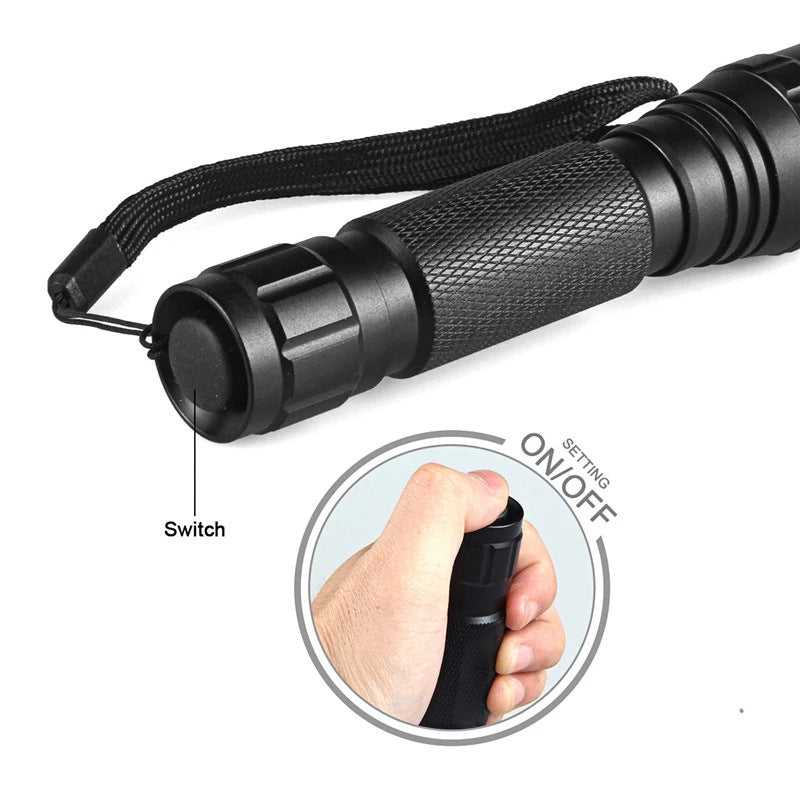 Portable Multi Functional Tactical Flashlight 501B