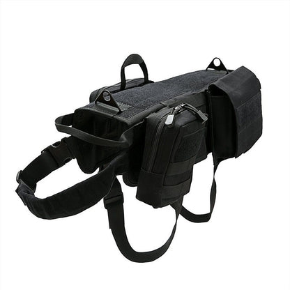 Waterproof Tactical Dog Clothes Small, Medium And Large Dogs Training Dog Vest K9 Chest Strap Suit