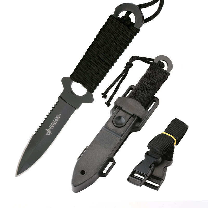 Outdoor High Hardness Tactical Knife Outdoor Knife Small Straight Knife