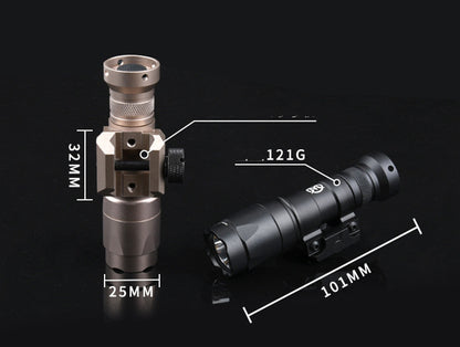 Outdoor tactical bright LED mini flashlight