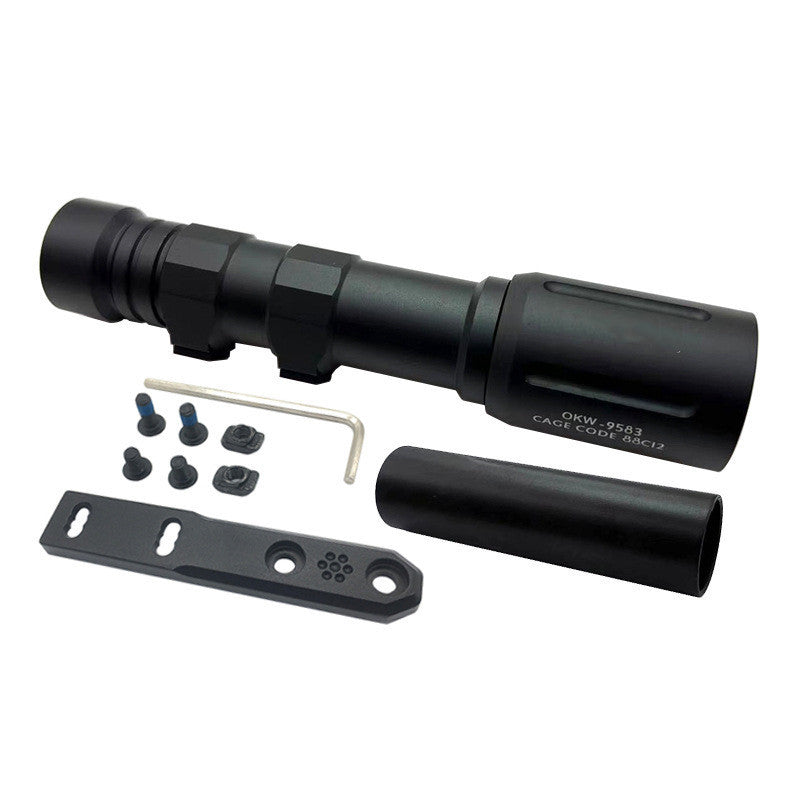 Long Tactical Bright Flashlight