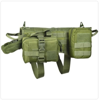 Waterproof Tactical Dog Clothes Small, Medium And Large Dogs Training Dog Vest K9 Chest Strap Suit