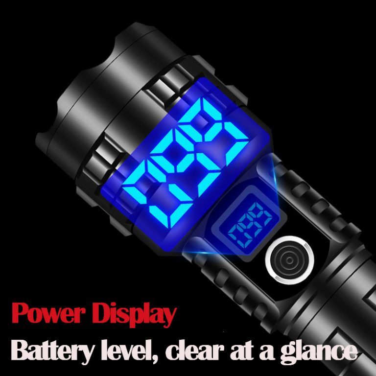 Outdoor Home Charging Tactical Flashlight