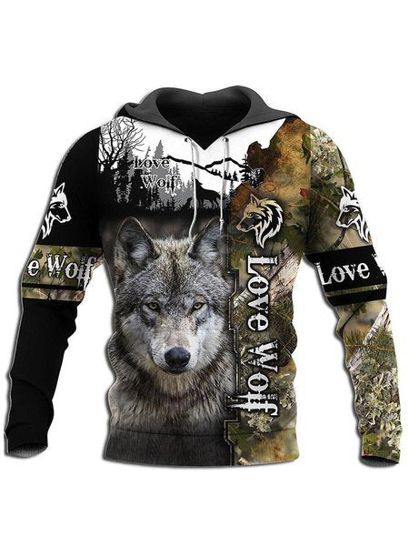 Men's Hoodie 3D Digital Printing Hoodie