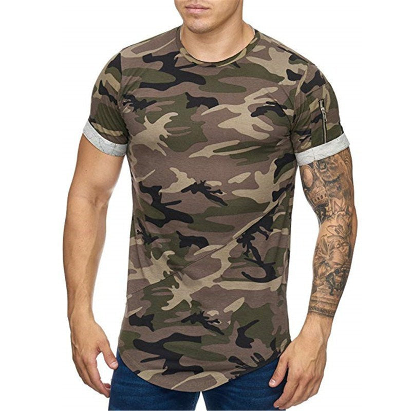 Men's Camouflage Short Sleeve T-shirt